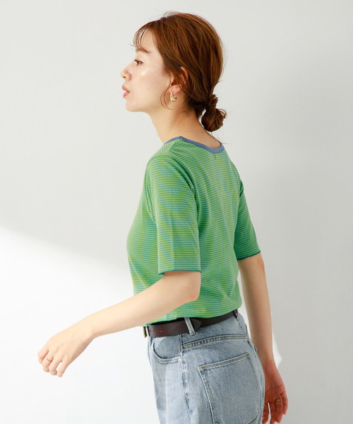 URBAN RESEARCH Sonny Label（アーバンリサーチサニーレーベル）の「マイクロボーダープルオーバー（Tシャツ/カットソー・レディース・レッド系その他/ブルー系その他/グリーン系その他・FREE）」の15枚目の写真