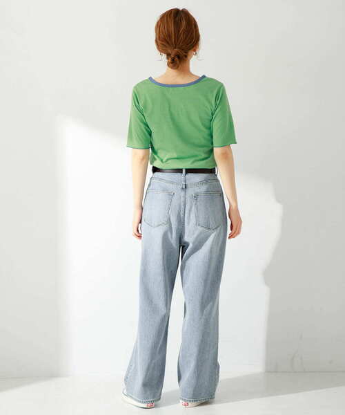 URBAN RESEARCH Sonny Label（アーバンリサーチサニーレーベル）の「マイクロボーダープルオーバー（Tシャツ/カットソー・レディース・レッド系その他/ブルー系その他/グリーン系その他・FREE）」の20枚目の写真