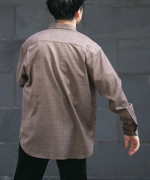 URBAN RESEARCH ROSSO MEN（アーバンリサーチロッソメン）の「リラックスチェックシャツ（シャツ/ブラウス・メンズ・チャコールグレー/ブラウン・LARGE/MEDIUM）」の13枚目の写真
