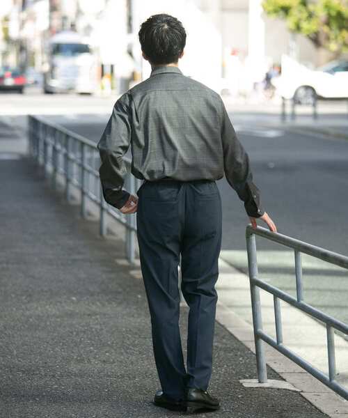 URBAN RESEARCH ROSSO MEN（アーバンリサーチロッソメン）の「リラックスチェックシャツ（シャツ/ブラウス・メンズ・チャコールグレー/ブラウン・LARGE/MEDIUM）」の20枚目の写真