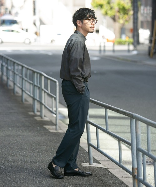 URBAN RESEARCH ROSSO MEN（アーバンリサーチロッソメン）の「リラックスチェックシャツ（シャツ/ブラウス・メンズ・チャコールグレー/ブラウン・LARGE/MEDIUM）」の19枚目の写真