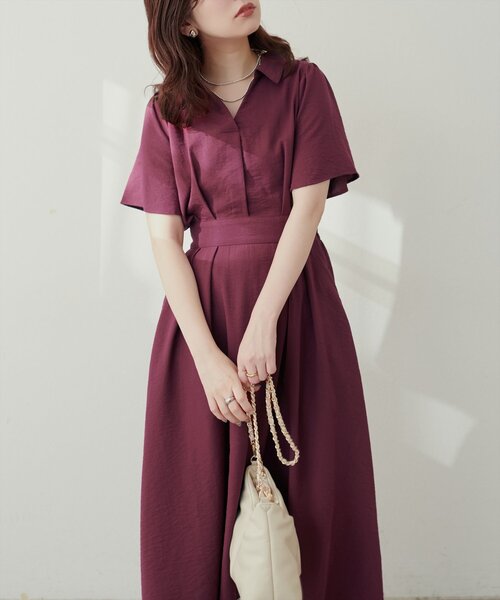 natural couture（ナチュラルクチュール）の「スキッパー衿フレア袖