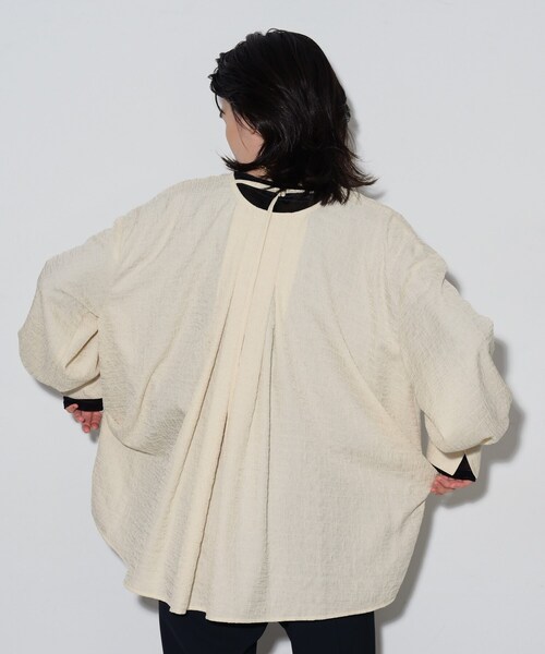 GALLEST（ギャレスト）の「◆ジャカードフォルムブラウス（シャツ/ブラウス・レディース・アイボリー/ブラック/ブルー系その他・34/38）」の21枚目の写真