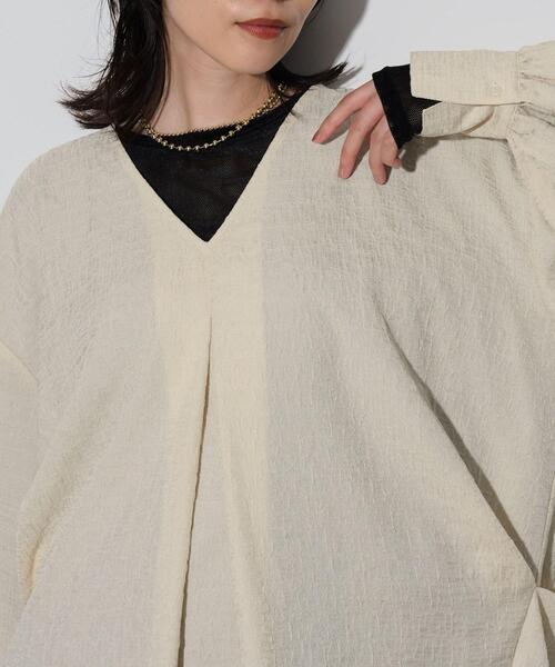 GALLEST（ギャレスト）の「◆ジャカードフォルムブラウス（シャツ/ブラウス・レディース・アイボリー/ブラック/ブルー系その他・34/38）」の16枚目の写真