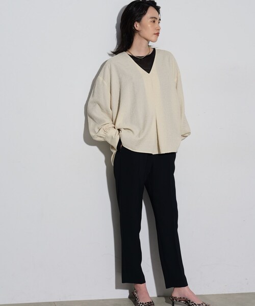 GALLEST（ギャレスト）の「◆ジャカードフォルムブラウス（シャツ/ブラウス・レディース・アイボリー/ブラック/ブルー系その他・34/38）」の15枚目の写真