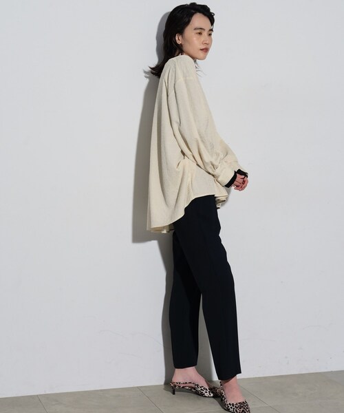 GALLEST（ギャレスト）の「◆ジャカードフォルムブラウス（シャツ/ブラウス・レディース・アイボリー/ブラック/ブルー系その他・34/38）」の14枚目の写真