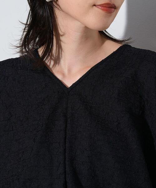 GALLEST（ギャレスト）の「◆ジャカードフォルムブラウス（シャツ/ブラウス・レディース・アイボリー/ブラック/ブルー系その他・34/38）」の9枚目の写真