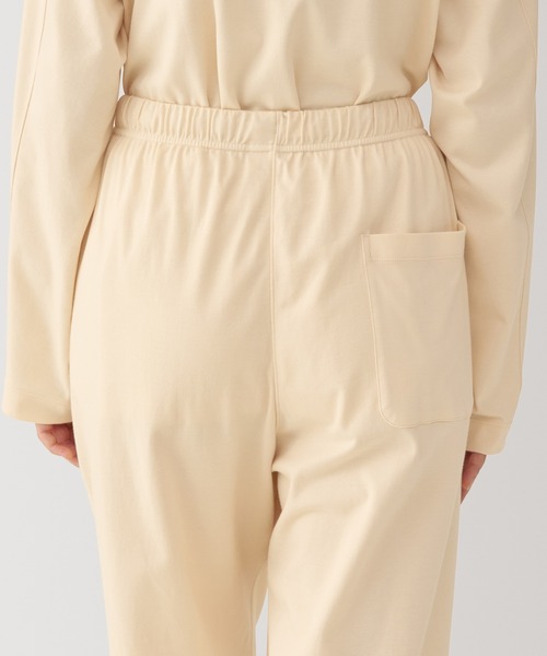 無印良品(ムジルシリョウヒン)の「〔MUJI Labo〕男女兼用 スムースジャージーリラックスパンツ(ルームウェア/パジャマ・メンズ・ブラック/ベージュ・L/M/S)」の19枚目の写真