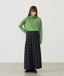 マッキントッシュフィロソフィー チェック ロング プリーツスカート レッド 36 タータンチェックキルトスカート(スカート)｜MACKINTOSH