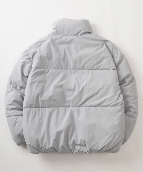 make a ray!（メイク ア レイ！）の「ルーズシルエット スタンドカラーデザイン 中綿パファージャケット/ダウンジャケット（ダウンジャケット/コート・メンズ・ブラック/アイボリー/グレー・M/L/XL）」の9枚目の写真