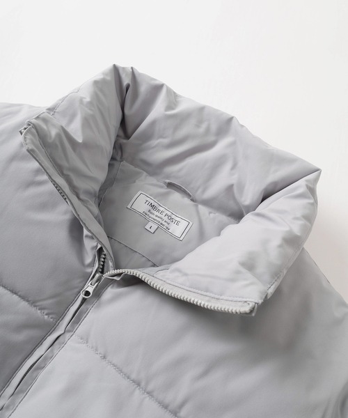 make a ray!（メイク ア レイ！）の「ルーズシルエット スタンドカラーデザイン 中綿パファージャケット/ダウンジャケット（ダウンジャケット/コート・メンズ・ブラック/アイボリー/グレー・M/L/XL）」の8枚目の写真