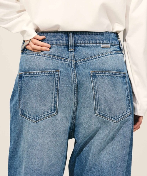 AMERICAN HOLIC(アメリカンホリック)の「ワイドデニム(デニムパンツ・レディース・ライトインディゴブルー/ベージュ・L/XS/S/M)」の18枚目の写真