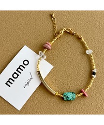 tone | 【mamo】ストーンミックスブレスレット(MA)(ブレスレット)