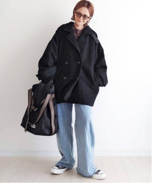 セール】【 notch.by yui 】Re arrival 2025AW ヘリンボーンPコート