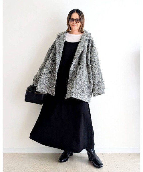 セール】【 notch.by yui 】Re arrival 2025AW ヘリンボーンPコート