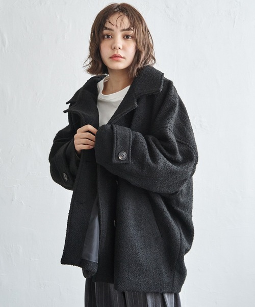 セール】【 notch.by yui 】Re arrival 2025AW ヘリンボーンPコート