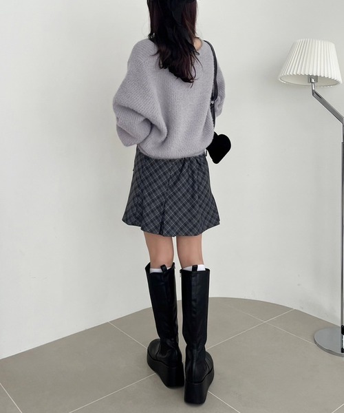 one after another NICE CLAUP（ワンアフターアナザーナイスクラップ）の「【WEB限定商品】ビジューリボンカラフルフェザーカーディガン（カーディガン/ボレロ・レディース・ピンク/ベージュ/アイボリー/ブルーグレー/ピンク系その他・FREE）」の11枚目の写真
