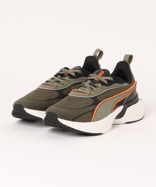 PUMA(プーマ)の「PUMA プーマ ユニセックス ソフトライド スウェイ チェイス ランニングシュ(スニーカー・メンズ・オリーブ/ブラック系その他・23.0cm/23.5cm/24.0cm/24.5cm/25.0cm/25.5cm/26.0cm/26.5cm/27.0cm/27.5cm/28.0cm/28.5cm/29.0cm/29.5cm/30.0cm/22.0cm)」の8枚目の写真