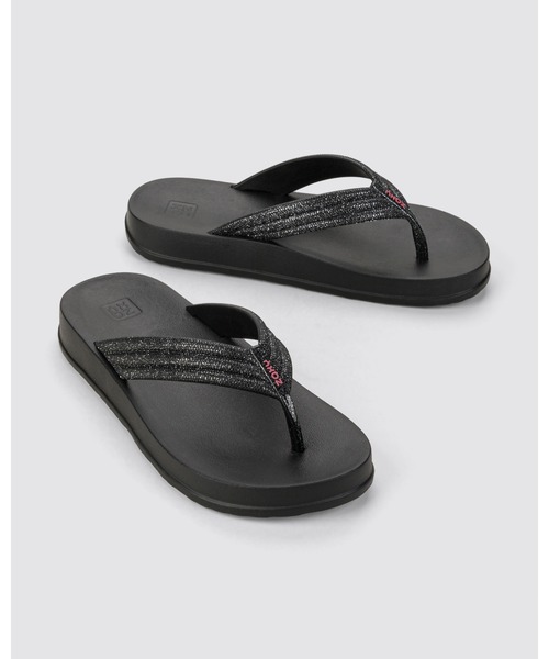 ZAXY(ザクシー)の「ZAXY EASY FLATFORM AD(サンダル・レディース・ブラック/ベビーピンク/フューシャピンク・37/38/39/40/35-36)」の1枚目の写真