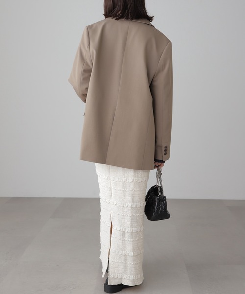 FREE'S MART(フリーズマート)の「◆ぽこぽこIラインスカート(スカート・レディース・ホワイト/ブラック/レッド・FREE)」の11枚目の写真