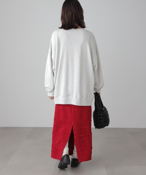 FREE'S MART(フリーズマート)の「◆ぽこぽこIラインスカート(スカート・レディース・ホワイト/ブラック/レッド・FREE)」の18枚目の写真