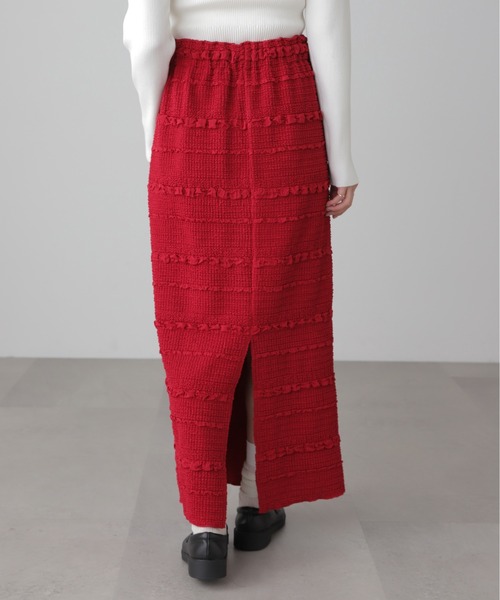 FREE'S MART(フリーズマート)の「◆ぽこぽこIラインスカート(スカート・レディース・ホワイト/ブラック/レッド・FREE)」の21枚目の写真