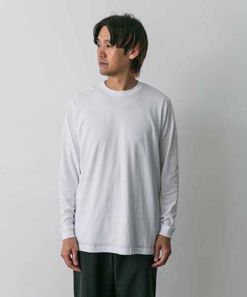 URBAN RESEARCH DOORS（アーバンリサーチドアーズ）の「『別注』Hanes×DOORS　2P DOORS Fit Long-Sleeve T-shirts2（Tシャツ/カットソー・メンズ・ホワイト・MEDIUM/LARGE/X-LARGE）」の12枚目の写真
