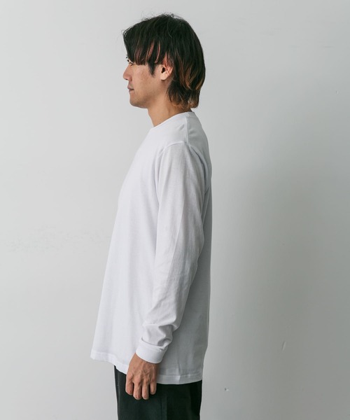 URBAN RESEARCH DOORS（アーバンリサーチドアーズ）の「『別注』Hanes×DOORS　2P DOORS Fit Long-Sleeve T-shirts2（Tシャツ/カットソー・メンズ・ホワイト・MEDIUM/LARGE/X-LARGE）」の13枚目の写真