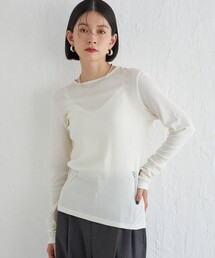 Wai+:〈手洗い可能〉オーガニックコットン カットソー
