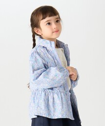 SHIPS Colors（シップス カラーズ）の「SHIPS Colors:80～130cm /フラワープリント ジップフード ブルゾン◇（ブルゾン）」