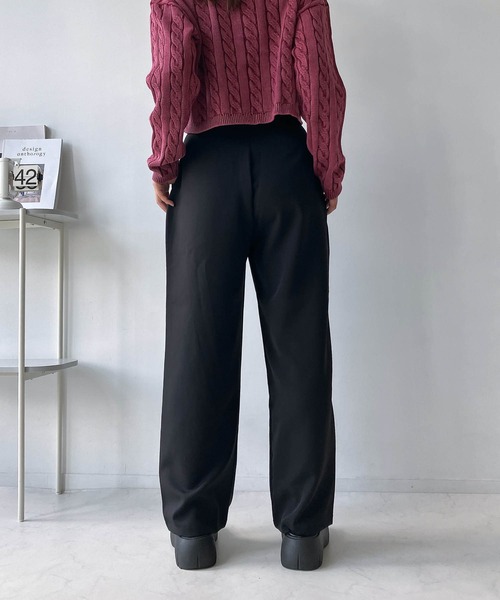 Name. ワイドパンツ 高身長 カットソータックワイドパンツ（トールサイズ） 通販