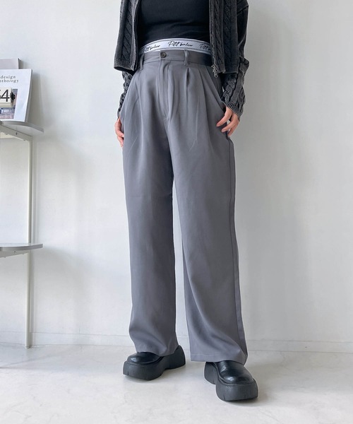 AS KNOW AS plus（アズノゥアズプラス）の「◇重ね着風ロゴハイ