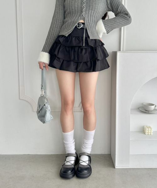 【新品】LAVANDA ティアードミニスカパン レディース ティアードミニスカパン（Liii） | しまむら 公式