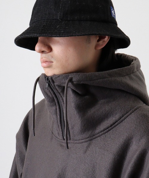 FUNALIVE（ファンアライブ）の「両面起毛オーバーサイズ アノラックパーカー（パーカー・メンズ・スミクロ/ライトカーキ/ブラック/杢グレー・M/L/LL）」の22枚目の写真