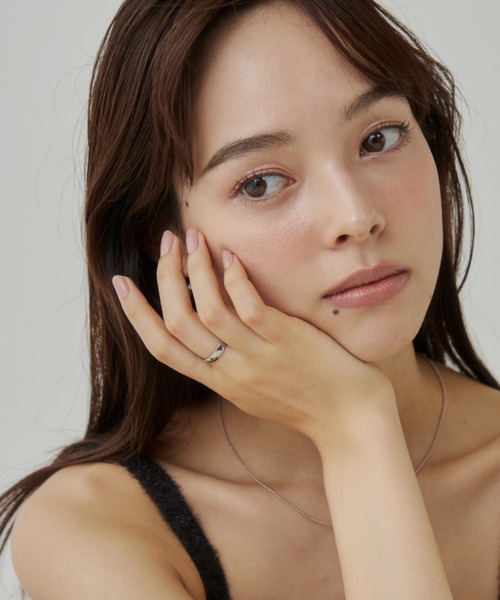 ciite' surgical stainless(シーテサージカルステンレス)の「【 金属アレルギー対応 】シンプルリング サージカルステンレス(リング・レディース・シルバー/ゴールド・13号/9号/11号)」の8枚目の写真