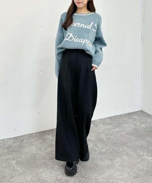 archives（アルシーヴ）の「ポイントチャームタックスラックス（スラックス・レディース・ブラック/ブラウン/グレー/ベージュ・MEDIUM）」の18枚目の写真