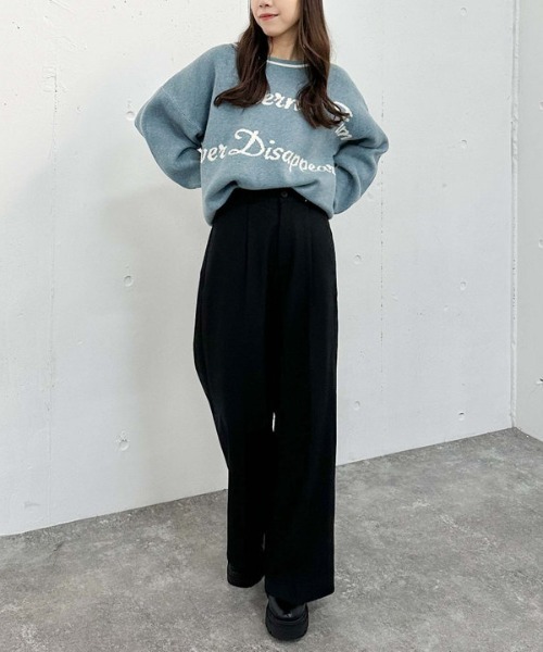 archives（アルシーヴ）の「ポイントチャームタックスラックス（スラックス・レディース・ブラック/ブラウン/グレー/ベージュ・MEDIUM）」の19枚目の写真