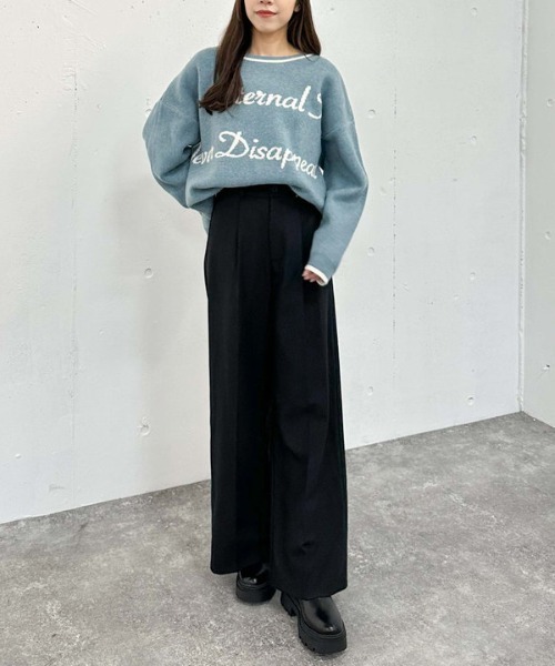 archives（アルシーヴ）の「ポイントチャームタックスラックス（スラックス・レディース・ブラック/ブラウン/グレー/ベージュ・MEDIUM）」の20枚目の写真