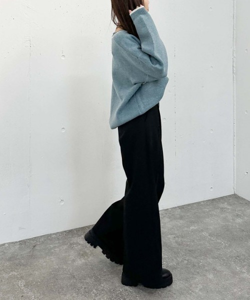 archives（アルシーヴ）の「ポイントチャームタックスラックス（スラックス・レディース・ブラック/ブラウン/グレー/ベージュ・MEDIUM）」の21枚目の写真