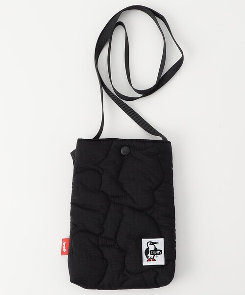 CHUMS（チャムス）の「CHUMS/チャムス Booby Stitch Mini Shoulder Bag/ブービーステッチミニショルダーバッグ（ショルダーバッグ・メンズ・ブラック/オリーブ・ONE SIZE）」の3枚目の写真