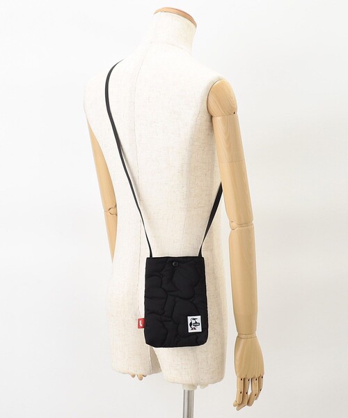 CHUMS（チャムス）の「CHUMS/チャムス Booby Stitch Mini Shoulder Bag/ブービーステッチミニショルダーバッグ（ショルダーバッグ・メンズ・ブラック/オリーブ・ONE SIZE）」の9枚目の写真