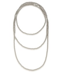 ボールロングネックレス