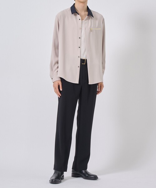 CULLNI（クルニ）の「〈別注〉Bi Color Shirt/洗える/シワになりにくい