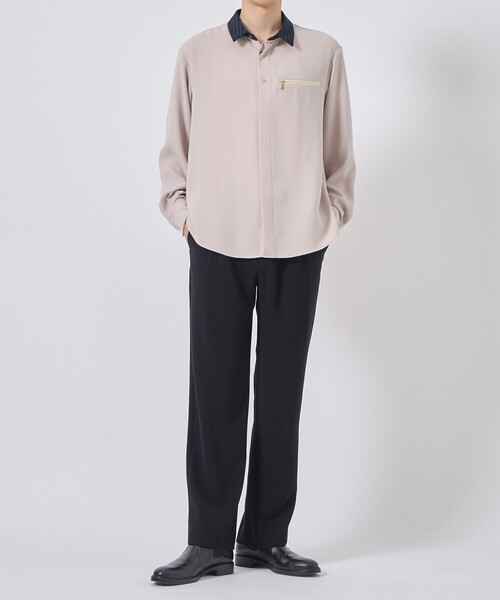 CULLNI（クルニ）の「〈別注〉Bi Color Shirt/洗える/シワになりにくい
