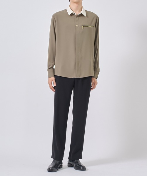 CULLNI（クルニ）の「〈別注〉Bi Color Shirt/洗える/シワになりにくい