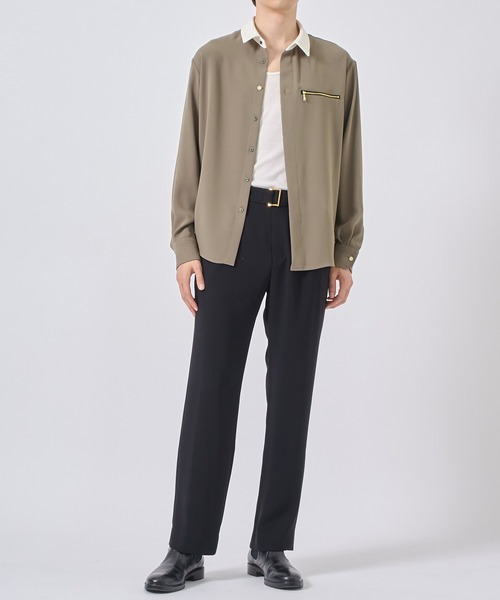 CULLNI（クルニ）の「〈別注〉Bi Color Shirt/洗える/シワになりにくい