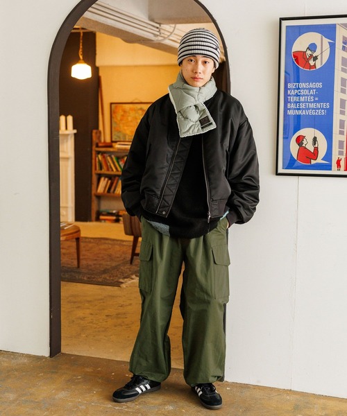 niko and...（ニコアンド）の「TCナイロンカーゴパンツ（カーゴパンツ・メンズ・カーキ/ブラック・MEDIUM/LARGE）」の18枚目の写真