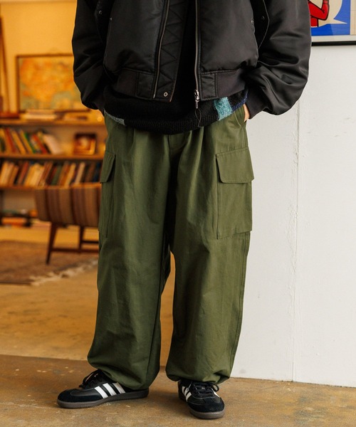 niko and...（ニコアンド）の「TCナイロンカーゴパンツ（カーゴパンツ・メンズ・カーキ/ブラック・MEDIUM/LARGE）」の20枚目の写真