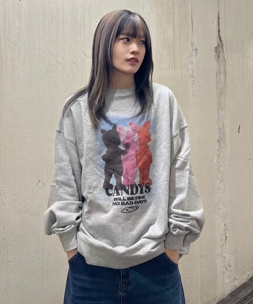 【セール】GOOD FRIENDS SWEAT ワンピース（スウェット）｜Candy Stripper（キャンディストリッパー）