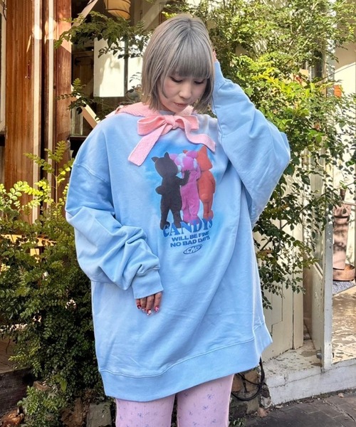 【セール】GOOD FRIENDS SWEAT ワンピース（スウェット）｜Candy Stripper（キャンディストリッパー）